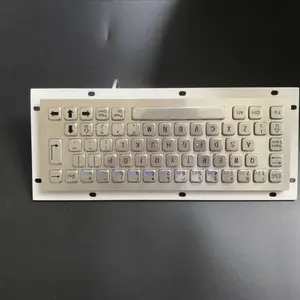 304不锈钢不带鼠标金属PC键盘