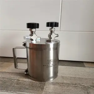 便携不锈钢液氨取样钢瓶 带把手 方便使用取样 型号JZ-500