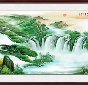 晋中山水瓷砖壁画厂家 艺林瓷砖壁画供应