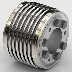德国ENEMAC 高转速波纹联轴器,转速:~57000 rpm,可耐温 -40 ~ + 300 ℃,