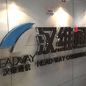 深圳公司前台logo标识,公司前台背景墙广告招牌,公司立体形象标志制作和公司铭牌/门牌/科室牌制作。