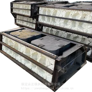 阶梯护坡钢模具六角连锁块模具水利鱼巢护坡钢模具