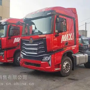 重汽豪沃Max双驱动牵引车,460马力 国六排放