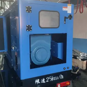 潍柴50KW四轮拖车静音发电电焊一体机 400A电焊机价格 发电电焊机批发