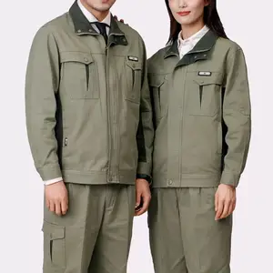 上海纯棉工作服 奉贤全棉劳保服 金山藏蓝色工装生产厂家 锦衣郎服饰