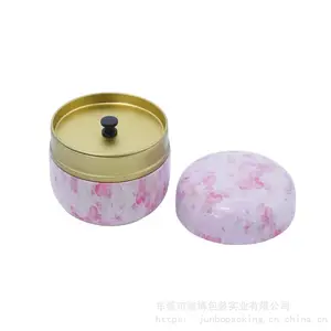 花茶小圆罐 日式、欧洲风 茶叶罐 工厂大量现货供应茶叶罐