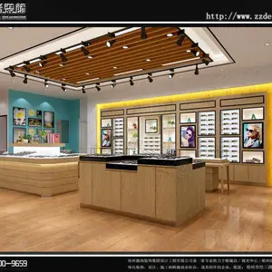 北京美瞳店装修,美瞳店效果图设计,马卡龙色少女心萌动