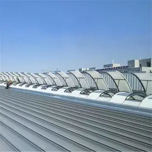 百叶窗型消防排烟天窗 一字型电动排烟天窗 TC2A1530开敞式屋脊天窗
