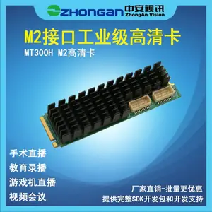中安视讯MT300H M2高清卡二路M2接口工业级高清视频采集卡同时采集二路信号 1080P HDMI+内嵌声音