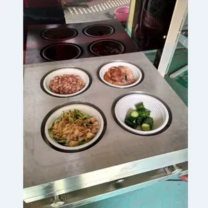 真空包装机专用梅菜扣肉碗,高温杀菌不变形塑料碗