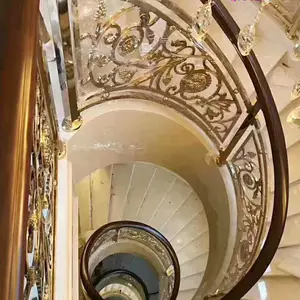 美的让你惊讶的镂空铝艺楼梯护栏厂家直销