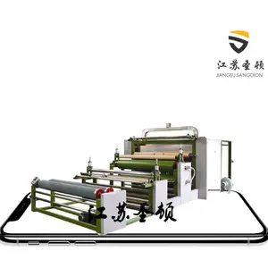 海绵无纺布复合机 汽车内饰材料贴合机 火焰复合机 皮革复合机-江苏圣顿