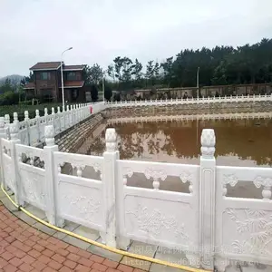 大桥花岗石护栏 河道护栏大理石制作