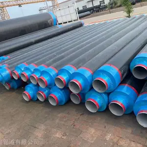 供应直埋钢套钢保温钢管 塑套钢保温钢管 蒸汽保温钢管