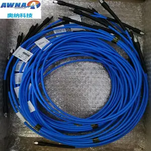 奥纳科技棕色半柔不锈钢接头射频测试线缆NJ-142ZSMAJ-2M