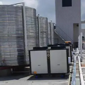 10匹匠奥空气能热水机组可冬季运行供应酒店宾馆工厂宿舍生活热水