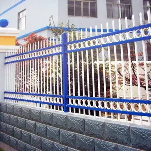 学校锌钢护栏 农村院子篱笆防护栏杆 防攀爬护栏网 加粗加厚