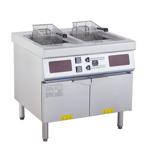 LIZE MSGSSZL2028152-15CC电磁双缸双筛炸炉-双机头 丽彩多功能电磁炸炉 商用电
