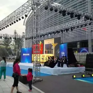 郑州舞台出租_郑州桁架搭建_郑州桁架背景板_方钢管桁架搭建_舞台桁架价钱