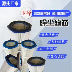 工业环保除尘器滤筒 支持定制 六耳快拆喷砂机空气粉尘滤芯