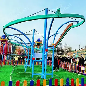 游乐设备坑爹滑索无动力乐园景区空地广场非标定制网红游乐项目