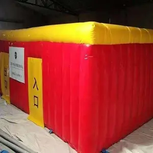 充气消防帐篷模拟逃生演习体验屋火灾救灾烟道医疗学校演练屋宣传