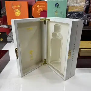 出囗木盒 熊胆粉木盒包装 牛樟芝木盒包装 生产白酒木盒富艺木盒厂