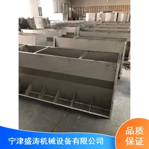 盛涛不锈钢两面猪食槽_干净卫生使用寿命长牲畜食槽_畜牧猪食槽供应