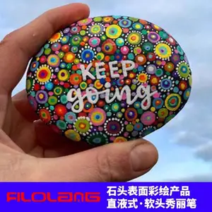 FilolangֱҺʽ��ϩ��ͷ���˱ʲ�͸ɫ�ɵ�ɫ������ר�û���12ɫ36ɫ���ʯͷЬñ����Ϳѻ��Brush��������װ