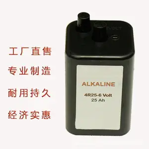 供应6V碱性环保4LR25碳性1号干电池长期供货可出口
