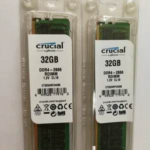 镁光原装MTA36ASF4G72PZ-2G 32G 2RX4 2666V REG服务器内存保三年