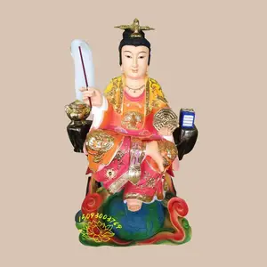 木雕佛像定制厂家 九凤地母神像图片 玻璃钢地母娘娘神像 大地之母地姥佛像 树脂神像