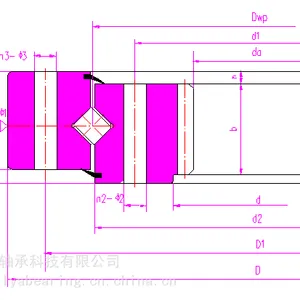 高精度***内齿单排球转盘轴承E2787/1260回转支承洛阳合联轴承制造洛轴