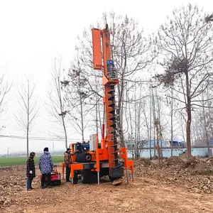 楼房建筑地基打桩机 民房建筑地基打桩机 小型履带地基打桩机