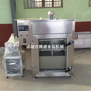 商用多功能烟熏炉 腊肉腊肠烟熏炉 熟食烘烤烟熏上色加工设备