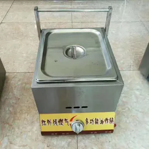 西安油炸锅在哪买 燃气油炸锅 全电油炸锅