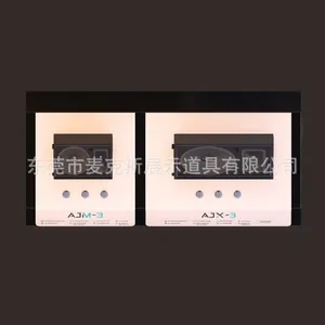 厂家订做蓝牙音响展示架 白色带广告机音响台式亚克力支架