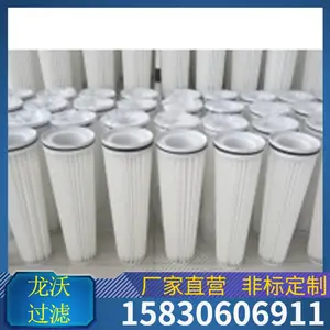 325×220×1600除尘滤芯 脉冲除尘器滤筒 龙沃厂家 防静电设计
