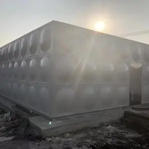 建湖县箱泵一体化水箱 方形圆形可定制 工厂安装