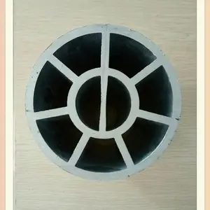 挤压铝型材 圆筒管筋条挤压加工 圆管六叉管筋条精加工