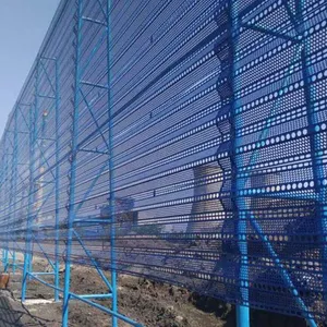 煤场挡风抑尘墙防尘网防风板公路防风抑尘网挡风抑尘板
