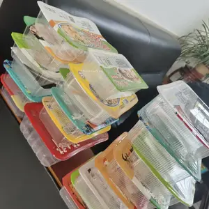 厂家直销一次性餐盒塑料盒透明包装盒封口豆腐盒鸭血盒