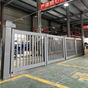 电动门源头工厂/电动折叠门/电动伸缩门/德盈佰汇电动门/铝合金伸缩门/西川电动伸缩门