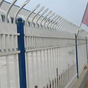 锌钢铁艺护栏围栏 农村院子篱笆防护栏杆 小区室外保护栏杆 造型美观