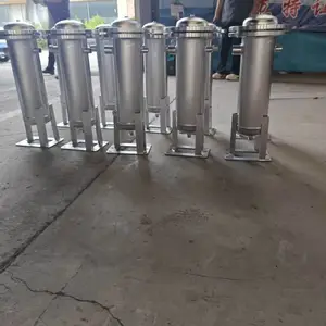 不锈钢袋式过滤装置 化工工艺水 单多袋式固液分离过滤处理器