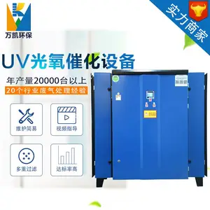 uv高效光解净化设备 不锈钢高效除臭光解光催化氧化净化环保设备