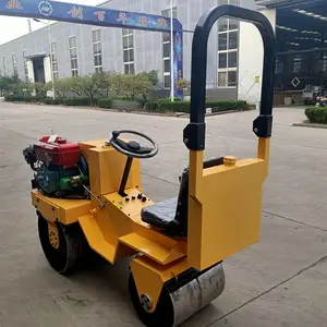 久恒双钢轮压路机 厂家定制座驾式1吨路面压实机 液压驱动工程压土机