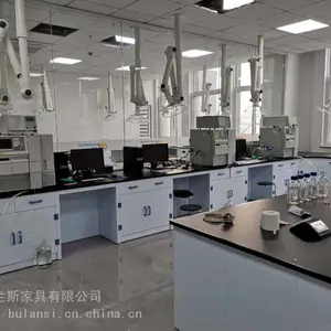 柯美嘉PP实验台化验室酸碱台边台中央实验台免费出图规划安装PP通风柜活柜桌