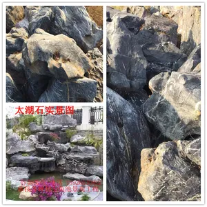 浙江太湖石黄蜡石景观石草坪厂家