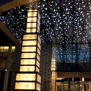 亿锦四川成都透光砼透光混凝土外墙装饰挂板艺术幕墙透光水泥
